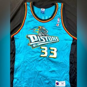 Vintage champion nba Grabt Hill Detroit pistons jersey
